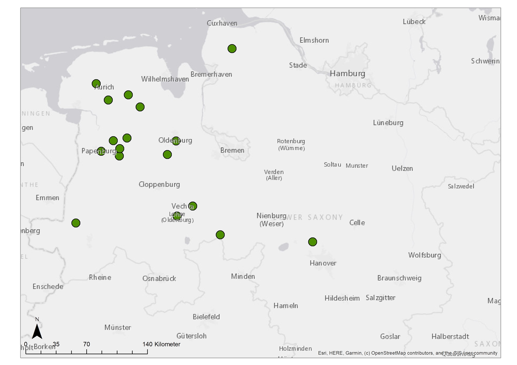 Übersicht von Moormuseen und Moorinformationszentren in Niedersachsen
